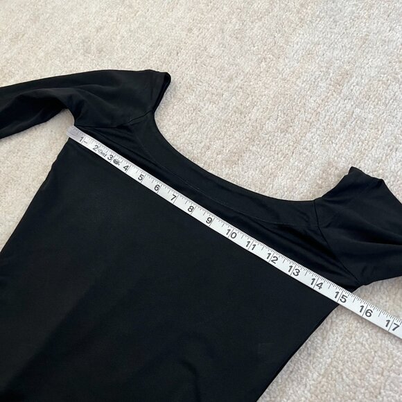 Betsy Johnson Black Knit Top M - Picture 6 of 9